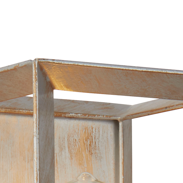 Wandleuchte Heaton - Stahl - Silber / Gold - 1-flammig