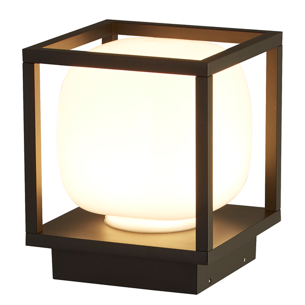 LED-Wandleuchte Athens - Aluminium - Schwarz - 1-flammig