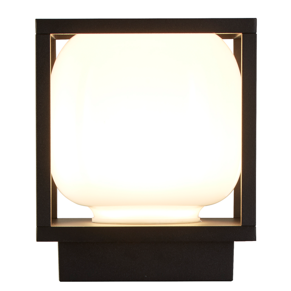 LED-Wandleuchte Athens - Aluminium - Schwarz - 1-flammig