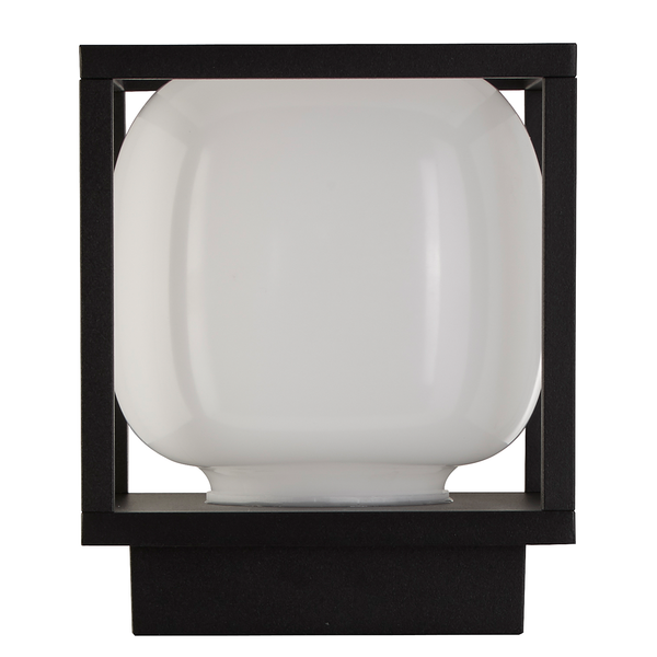 LED-Wandleuchte Athens - Aluminium - Schwarz - 1-flammig