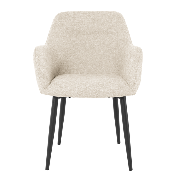 Armlehnenstuhl Ecunda 2er-Set - Beige
