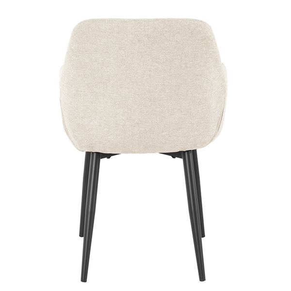 Armlehnenstuhl Ecunda 2er-Set - Beige