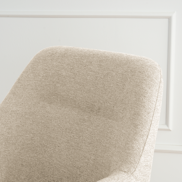 Armlehnenstuhl Ecunda 2er-Set - Beige