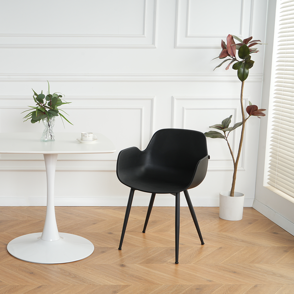 Esszimmerstuhl Sandby 2er-Set - Schwarz