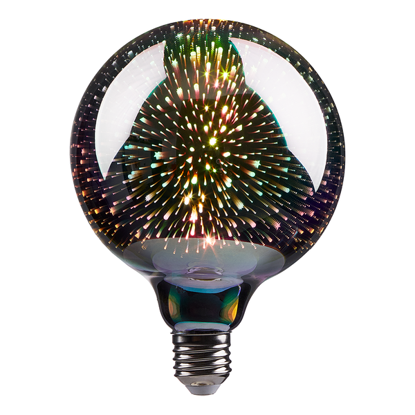 LED-Glühlampe BRIGHT LIGHT Fireworks - Glas - Bunt