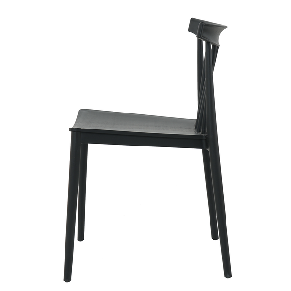 Esszimmerstuhl Mattas 2er-Set - Schwarz