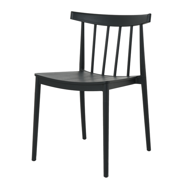 Esszimmerstuhl Mattas 2er-Set - Schwarz