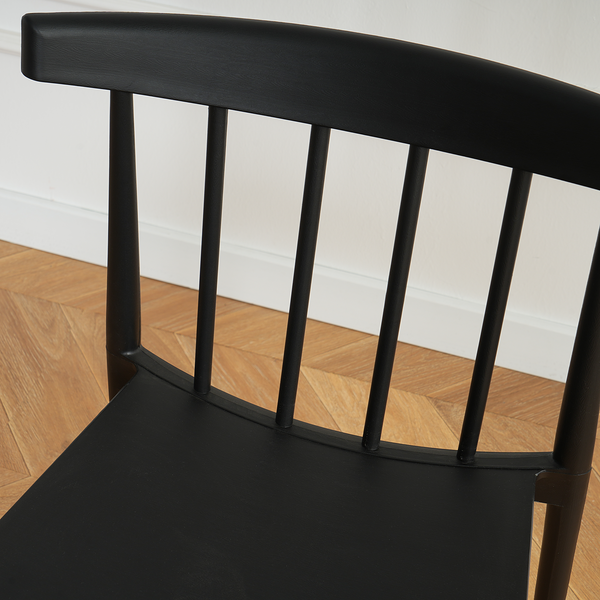 Esszimmerstuhl Mattas 2er-Set - Schwarz