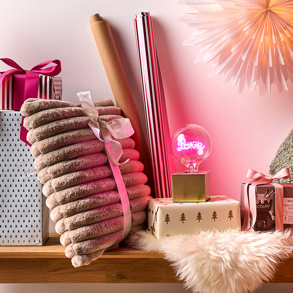 LED-Glühlampe BRIGHT LIGHT LOVE - Glas - Pink