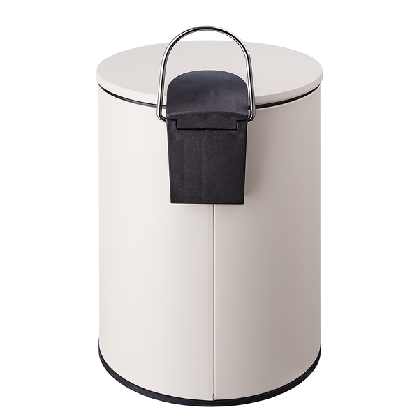 Mülleimer SIDE KICK - Eisen / Metall / Polypropylen - Beige