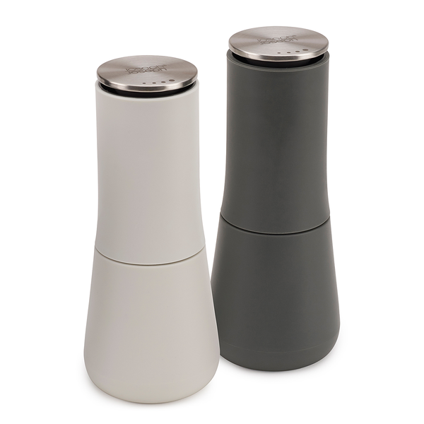 Salz- & Pfeffermühle Milltop 2er-Set - Kunststoff / Keramik - Grau