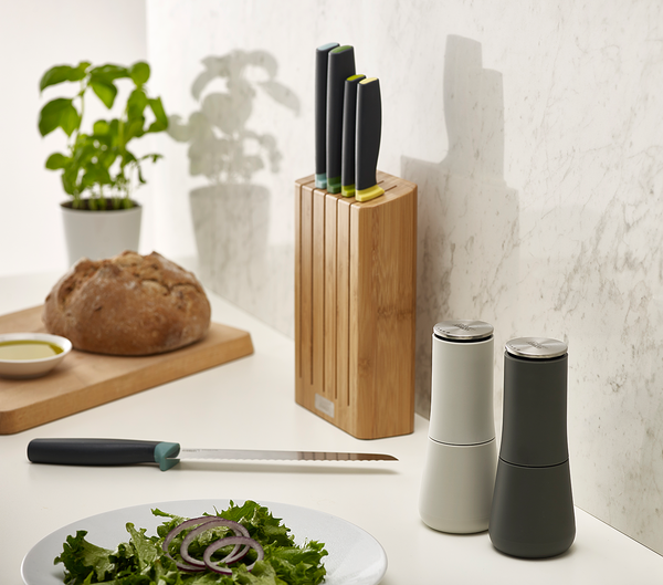 Salz- & Pfeffermühle Milltop 2er-Set - Kunststoff / Keramik - Grau