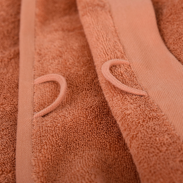 Handtuch Tom Tailor 2er-Set - Baumwolle - 50 x 100 cm - Terracotta