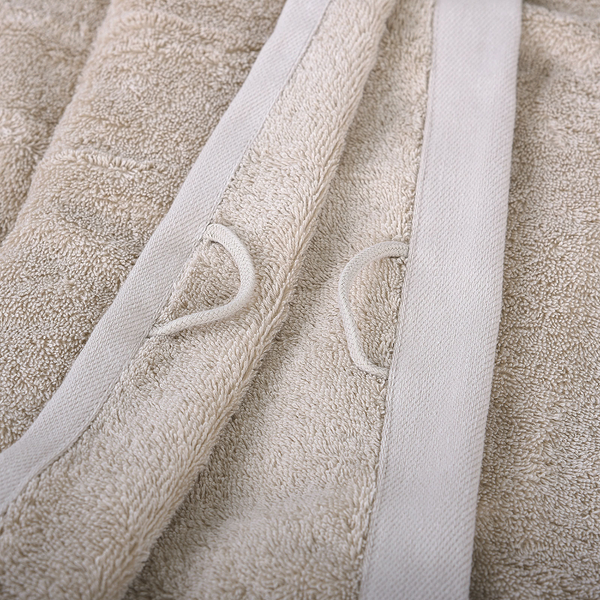 Duschtuch Tom Tailor - Baumwolle - 70 x 140 cm - Beige