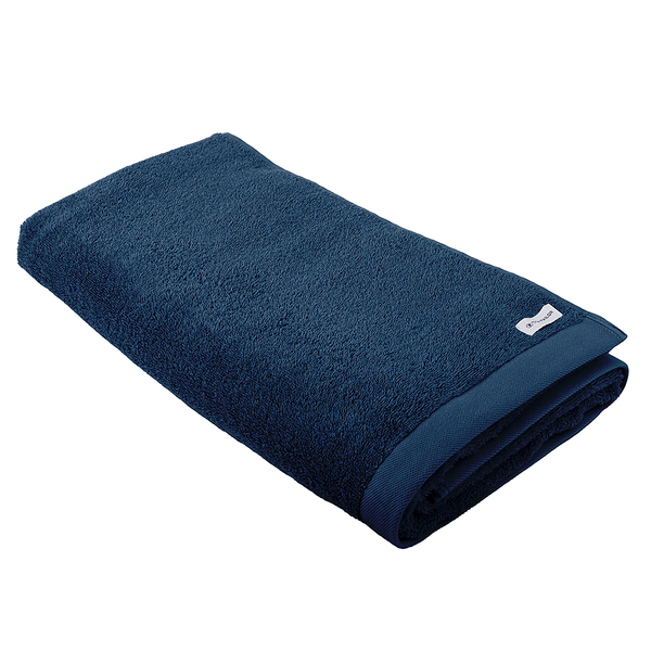 Badetuch Tom Tailor - Baumwolle - 80 x 200 cm - Marineblau