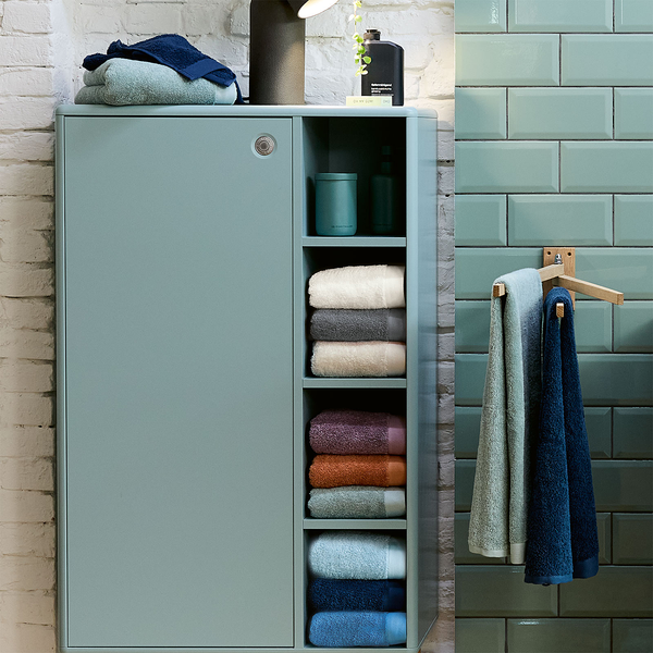 Gästehandtuch Tom Tailor 6er-Set - Baumwolle - 30 x 50 cm - Türkis