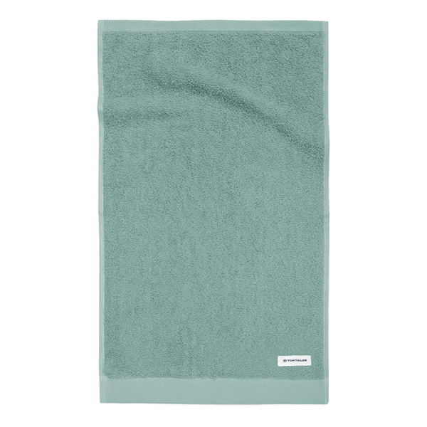 Gästehandtuch Tom Tailor 6er-Set - Baumwolle - 30 x 50 cm - Türkis