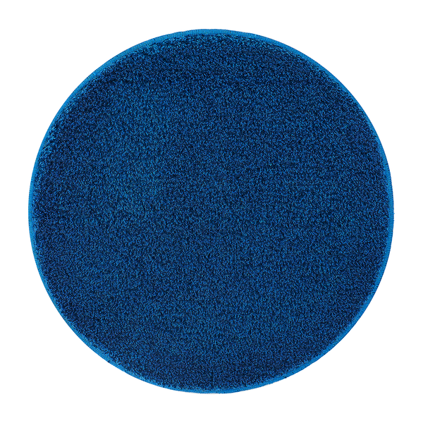 Badteppich Relax - Polyacryl - Rund - Blau - 100 x 100 cm