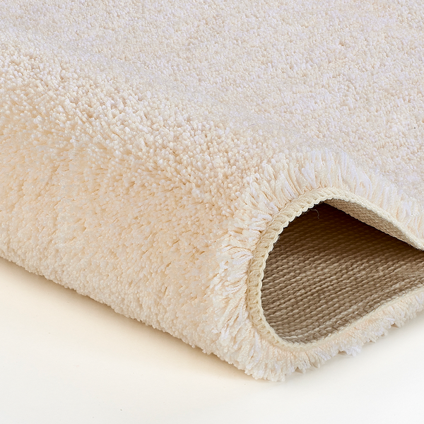Badteppich Seattle - Polyester - Creme - 70 x 120 cm