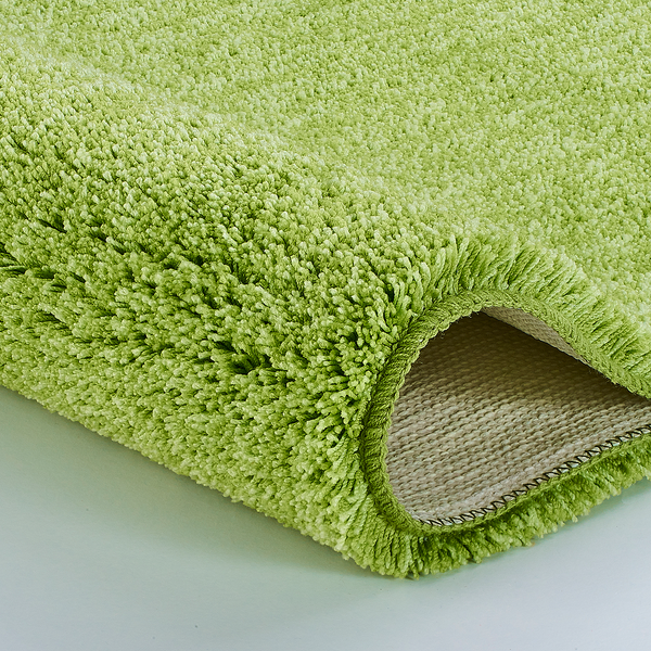 Badteppich Seattle - Polyester - Apfelgrün - 70 x 120 cm