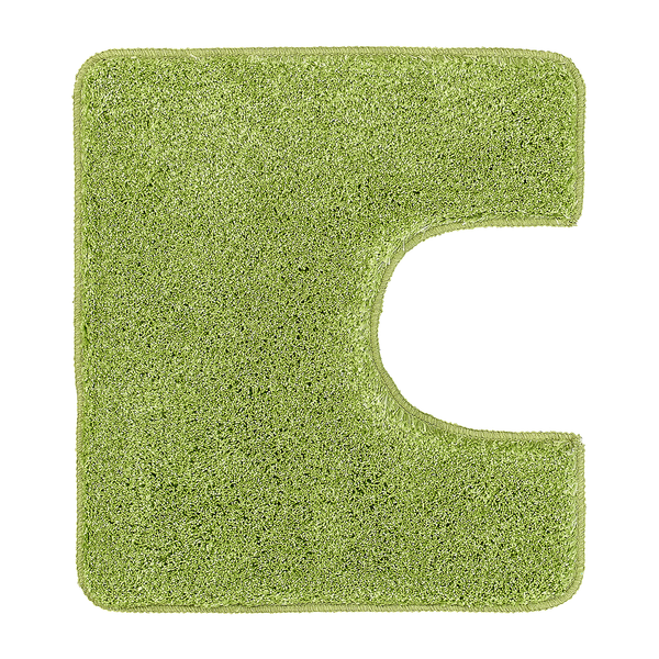 Badteppich Seattle - Polyester - Apfelgrün - 55 x 50 cm