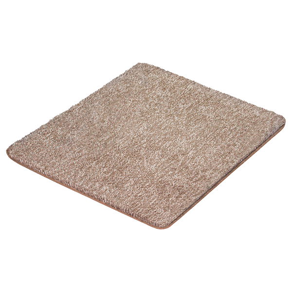Badteppich Seattle - Polyester - Taupe - 55 x 65 cm