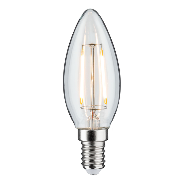 LED-Leuchtmittel Fil Kerze - Klarglas - Transparent