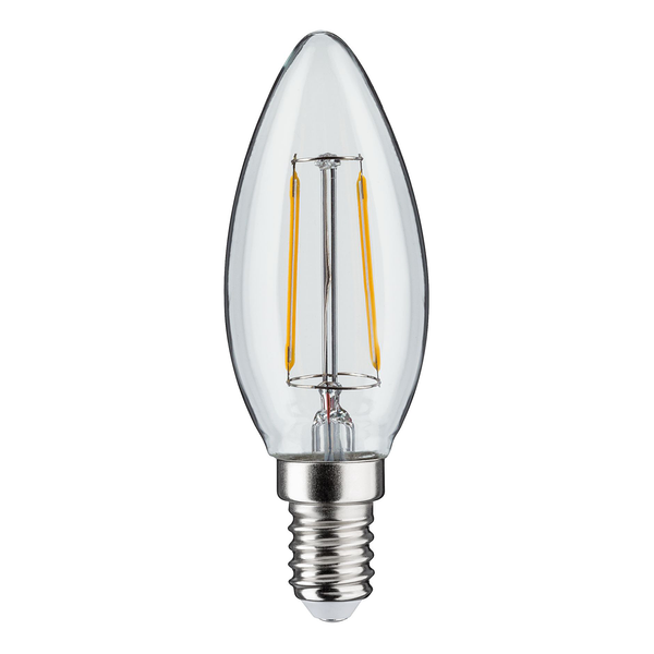 LED-Leuchtmittel Fil Kerze - Klarglas - Transparent