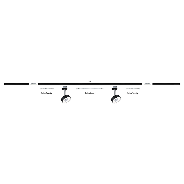Linienverbinder Urail - Aluminium - Silber