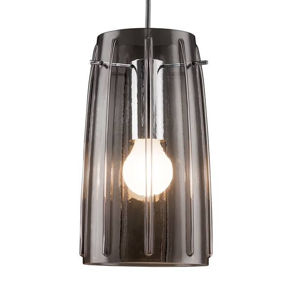 Lampenschirrm Urail 2Easy Drio - Rauchglas - Grau