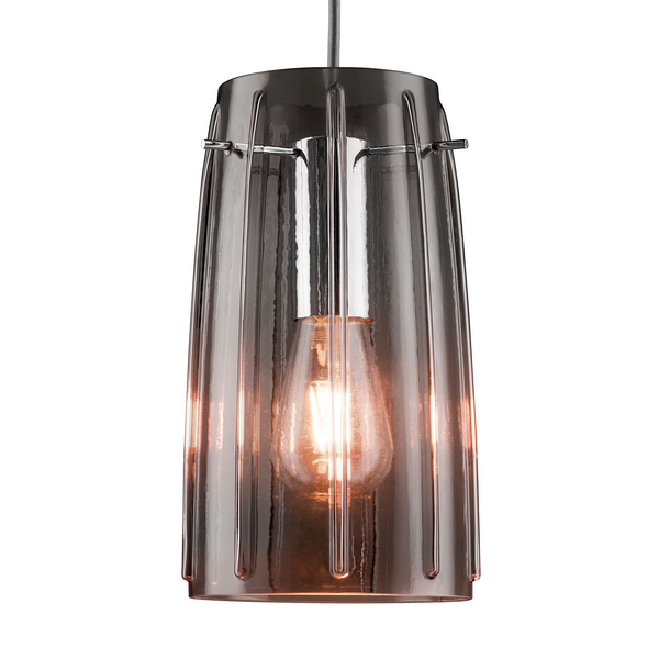 Lampenschirrm Urail 2Easy Drio - Rauchglas - Grau