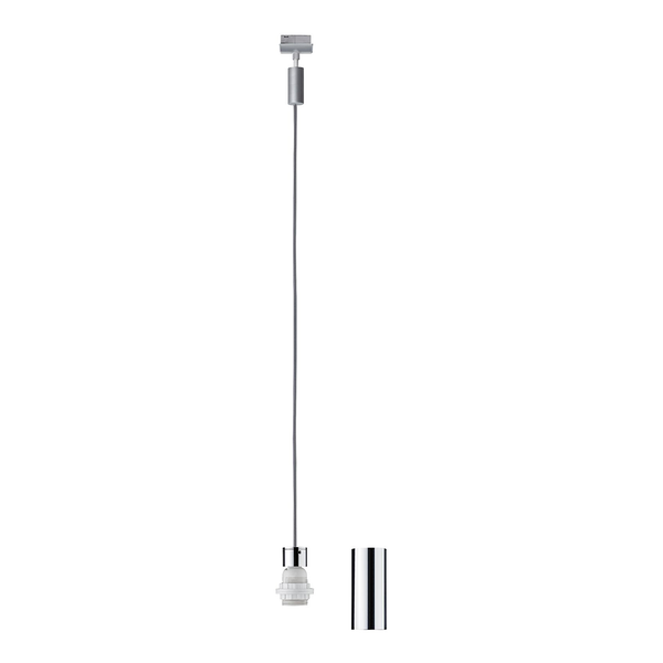 Pendelleuchte Urail 2Easy Basic - Aluminium - 1-flammig - Silber