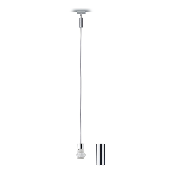 Pendelleuchte Urail 2Easy Basic - Aluminium - 1-flammig - Silber