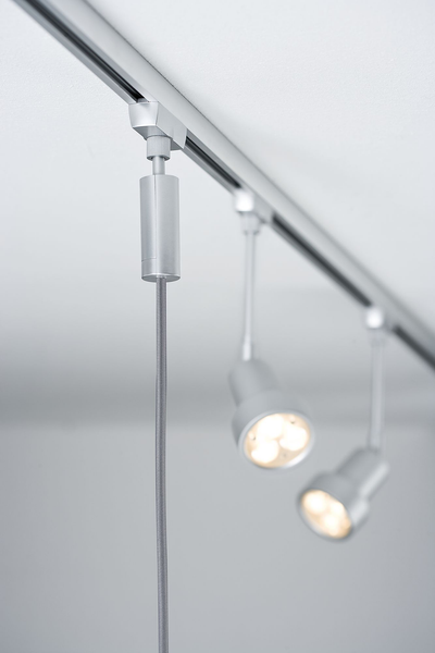 Pendelleuchte Urail 2Easy Basic - Aluminium - 1-flammig - Silber