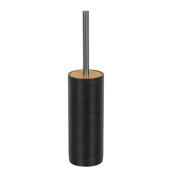 Bürstenhalter Kyoto - Polyresin / Bambus - Schwarz
