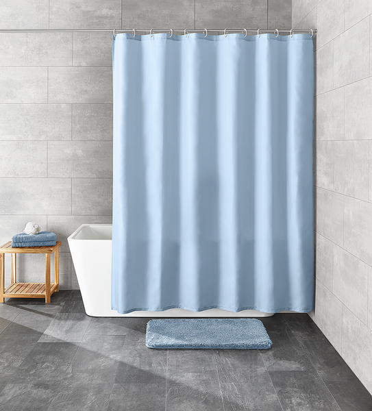 Duschvorhang Kito - Polyester - Azur