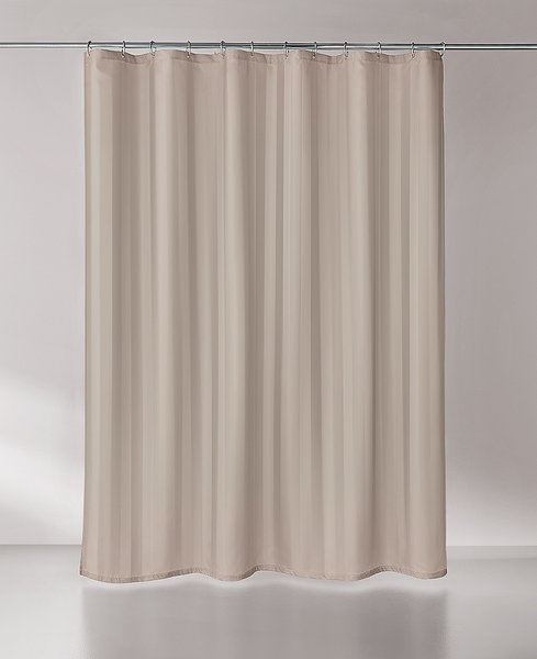 Duschvorhang Stripia - Polyester - Creme