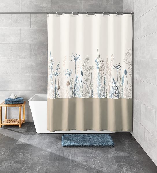 Duschvorhang Savannah - Polyester - Creme / Beige