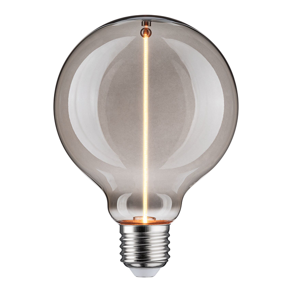 LED-Leuchtmittel Floating Shine G95 - Klarglas - Grau