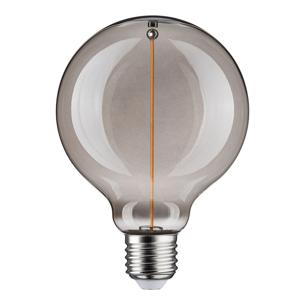 LED-Leuchtmittel Floating Shine G95 - Klarglas - Grau