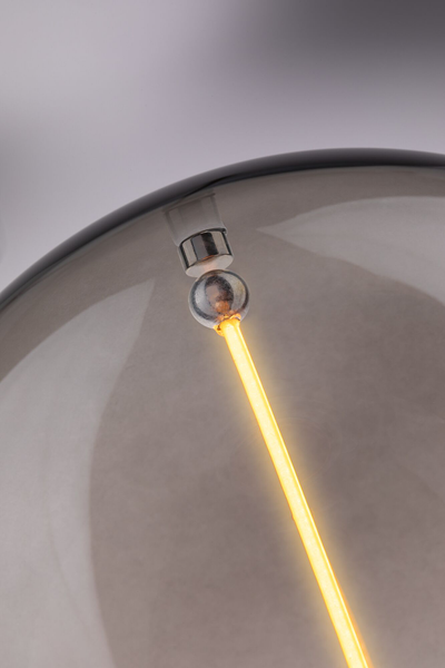 LED-Leuchtmittel Floating Shine ST64 - Klarglas - Grau
