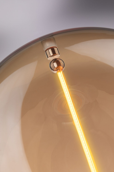 LED-Leuchtmittel Floating Shine G95 - Klarglas - Gold
