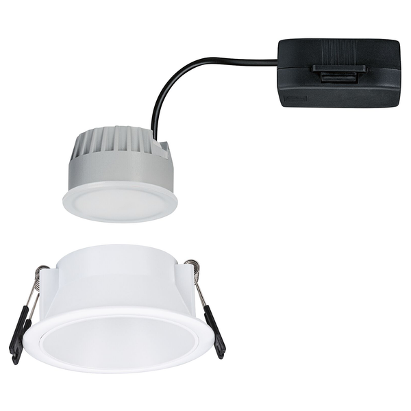 Einbauleuchte Cole Coin - Aluminium / Kunststoff - Weiß - 1er Set