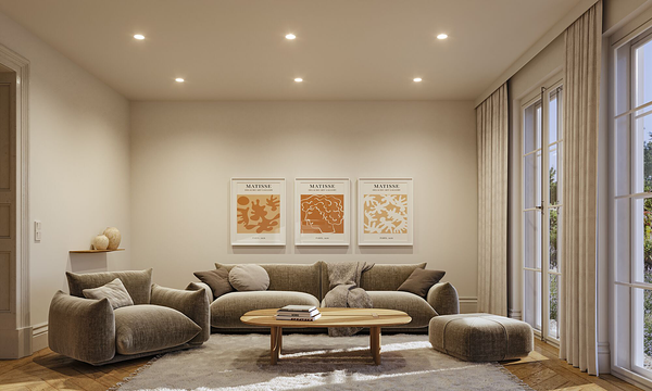 Einbauleuchte Cole Coin - Aluminium / Kunststoff - Weiß - 3er Set