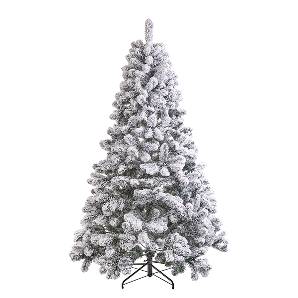 Weihnachtsbaum TREE OF THE MONTH Schnee - PVC - Grün - Höhe: 210 cm
