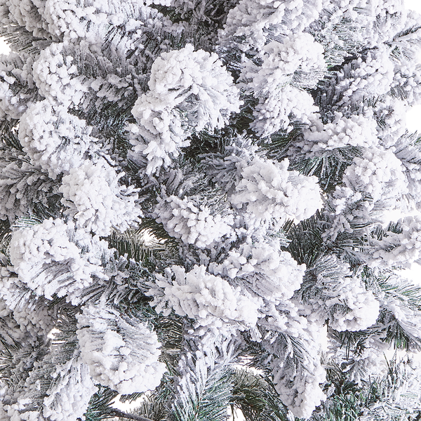 Weihnachtsbaum TREE OF THE MONTH Schnee - PVC - Grün - Höhe: 210 cm