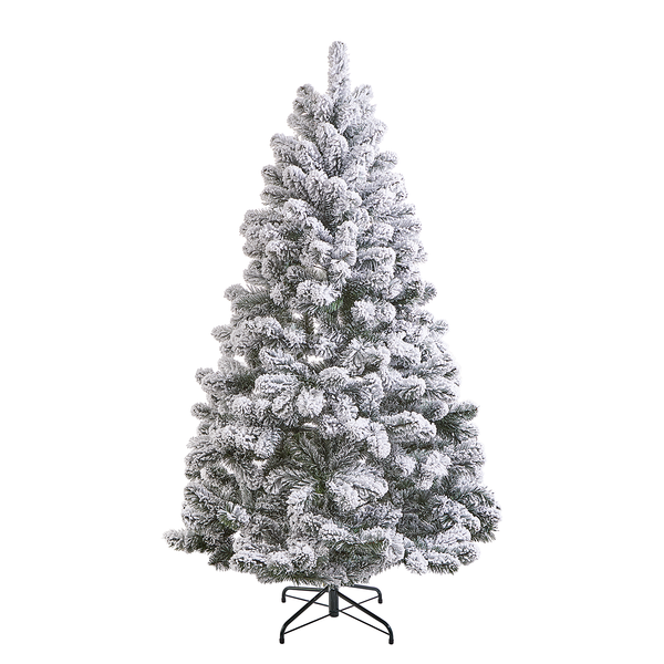 Weihnachtsbaum TREE OF THE MONTH Schnee - PVC - Grün - Höhe: 180 cm