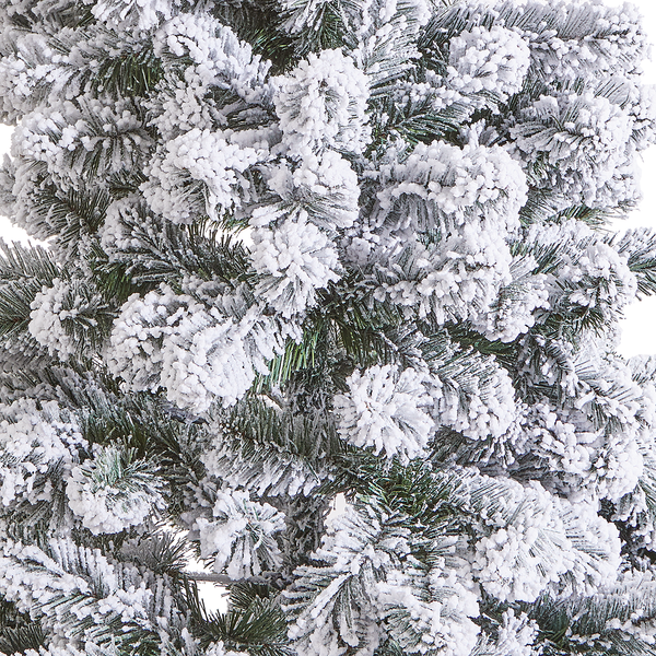 Weihnachtsbaum TREE OF THE MONTH Schnee - PVC - Grün - Höhe: 180 cm