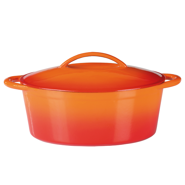 Bräter Shadow - Gusseisen - Orange