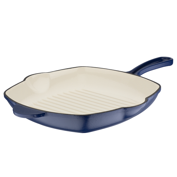 Grillpfanne Blue Magic - Gusseisen - Blau